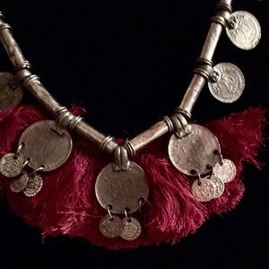 Free People Coin Necklace NWOT Tribal and Boho